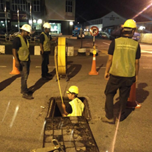 Underground Fiber Cable
